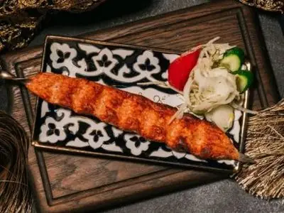 Люля-кебаб из раковых шеек